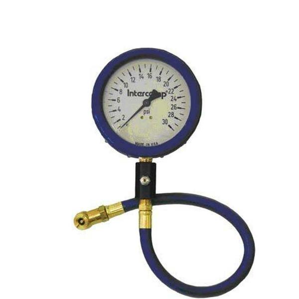 Tool 360059 Ultra Deluxe Air Pressure Gauge - Glow-In-The-Dark - 4 in. Face - 0-30 PSI TO3634255